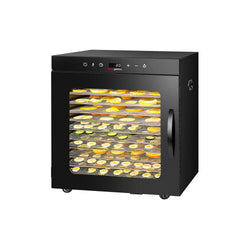Ruokakuivuri - 10 kuivaustasoa - ruostumaton teräs - 800 W