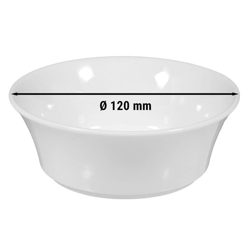 (6 kpl) Seltmann Weiden - Jälkiruokakulho - Ø 120mm - Valkoinen/Uni