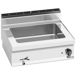 Countertop Bain Marie - 2x GN 1/1 - 2,4 kW - with Drain Tap