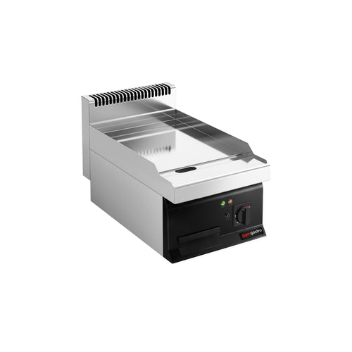 Sähköpaistotaso - kovakromattu paistopinta - 4,5 kW - sileä - Paistopinta-ala: 395x535 mm