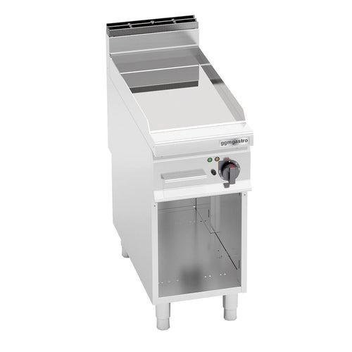 Sähköpaistotaso - kovakromattu paistopinta - 5,7 kW - sileä - Paistopinta-ala: 396x667 mm - sis. jalustan