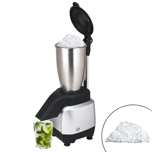 Commercial Ice Crusher - 3kg/min - 200W - Stainless steel
