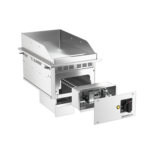 Sähköpaistotaso - 4,5 kW - sileä - Paistopinta-ala: 344x484 mm