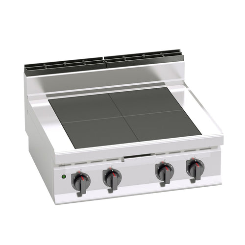 Sähköliesi + pöytämalli 700 -sarja - 800x700x450 mm - 12 kW - 4 keittolevyä - pöytämalli