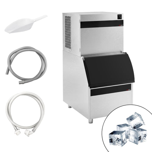 Commercial Ice Machine - Cube - 230 kg/24 h - incl. storage container