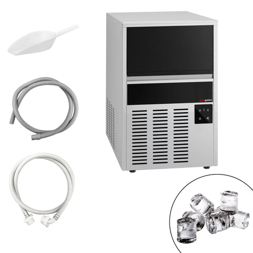 Commercial Ice Machine - Bullet - 22kg/24h - with Storage Bin