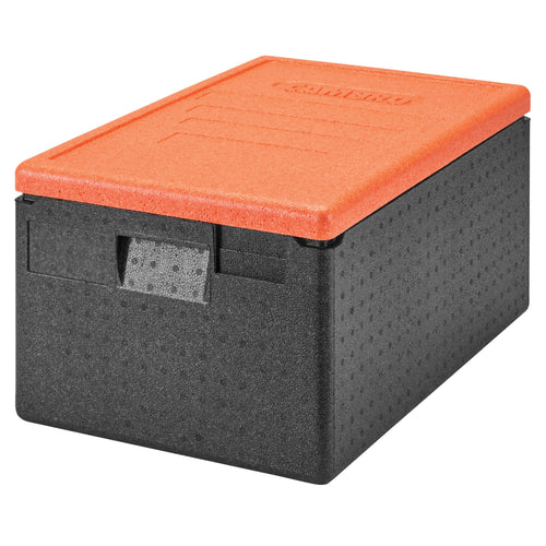 CAMBRO | CAM GOBOX® - Toploader - GN 1/1 - musta - oranssi kansi