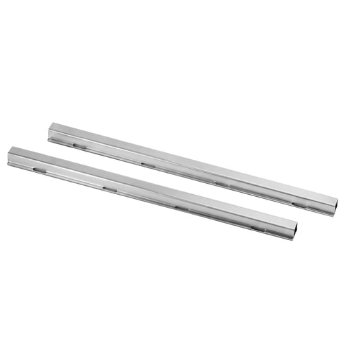 Ruostumattomat teräskiskot - 807x43x21 mm - EN 600x800 - ruostumaton teräs - 1 pari, 800-sarja