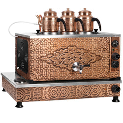 Sähkökäyttöinen kuparinen teekeitin - 870 mm - 33 l