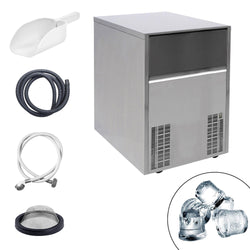Commercial Ice Machine - Bullet - 80kg/24h - with Storage Bin