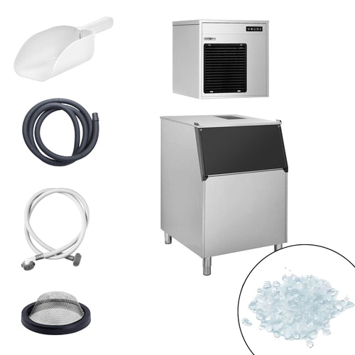 Commercial Flake Ice Machine - Modular - 220kg/24h - incl. Ice Storage Bin
