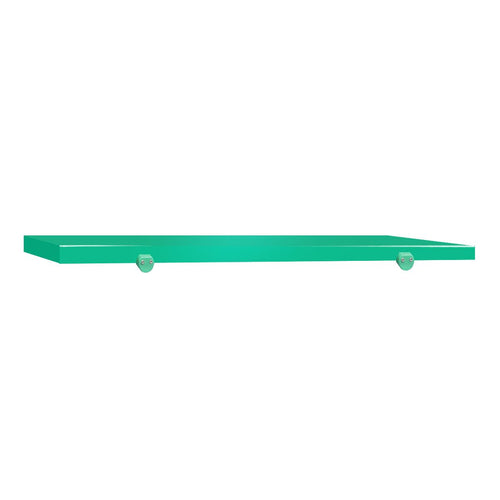 Työtason leikkuulevy - 1500x700 mm - Paksuus: 40 mm - HACCP-yhteensopiva - Polyeteeni (PE500) - Vihreä - Työtason reunastopparilla - Ammattikeittiöön