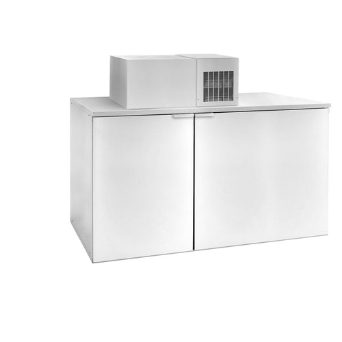 Tynnyrijäähdytin - omakoneinen - 3 x 50 l tynnyriä - 1510x620 mm