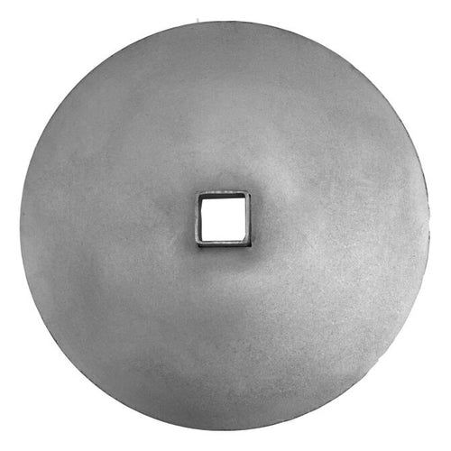 Fleischteller für Dönerspieße - 120x120 mm; 10 mm korkeus - ruostumaton teräs - yhteensopiva: DUI6R, DUI8R, DUI10R