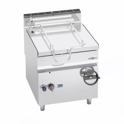 Kippipannu - kaasu - 80 l - 14,4 kW - käsipyörä ja vesiliitäntä