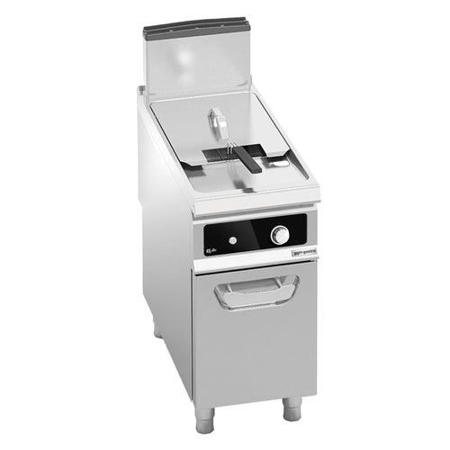 Kaasurasvakeitin - 20 l - 17,5 kW - tyhjennyshanalla - digitaalinen ohjaus - sis. alarungon