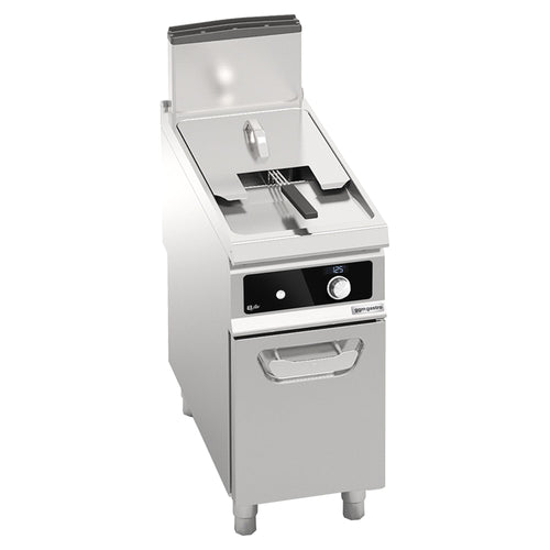 Kaasurasvakeitin - 18 l - 14,0 kW - tyhjennyshanalla - digitaalinen ohjaus - sis. alarungon - 230 V