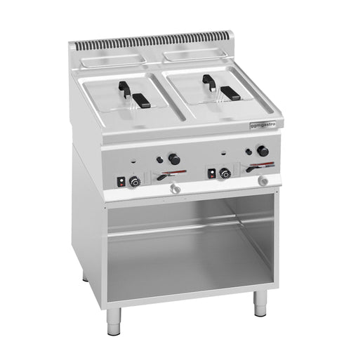 Kaksiosainen kaasurasvakeitin - 2 x 8 l - 13,2 kW