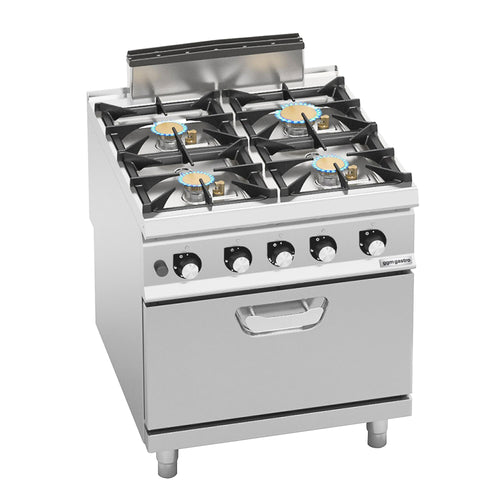 Kaasuliesi Paolo 900 ‑sarja - 35,8 kW - 4 poltinta - sis. kaasu‑uuni - 7,8 kW