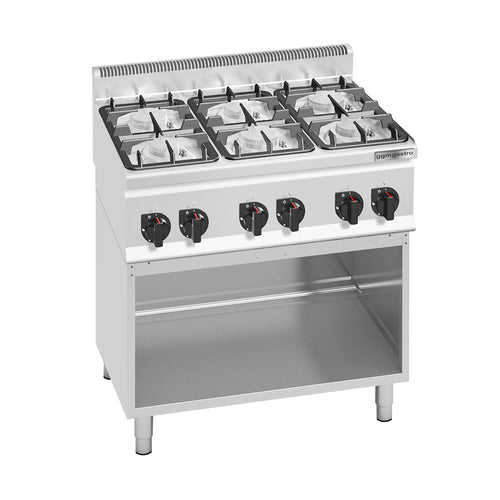 Kaasuliesi Lorenzo 600 ‑sarja - 900x600 mm - 28,5 kW - 6 poltinta - jalustalla