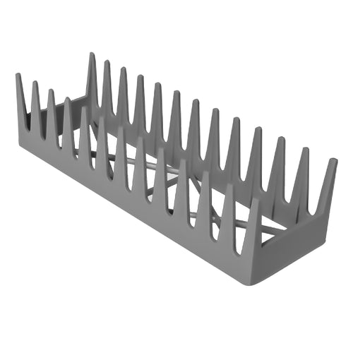 Dishwasher Plate Holder Insert - for 12 Plates - Grey