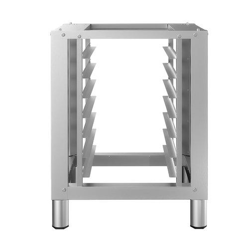 Liesituulettimen alakaappi - 600x540 mm; 800 mm korkeus; GN 2/3 -tasot 7 kpl; EN 46x34 & 45x34 - ruostumaton teräs - yhteensopiva: HV580-6 & HV580-2 - sis. blechpidike