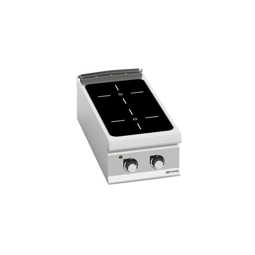 Sähköliesi Paolo 900 ‑sarja - 8 kW - 2 keittolevyä - pöytämalli - 400x900x340 mm