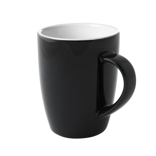 (6 kpl) Colors - Kahvikuppi - 180 ml - Musta
