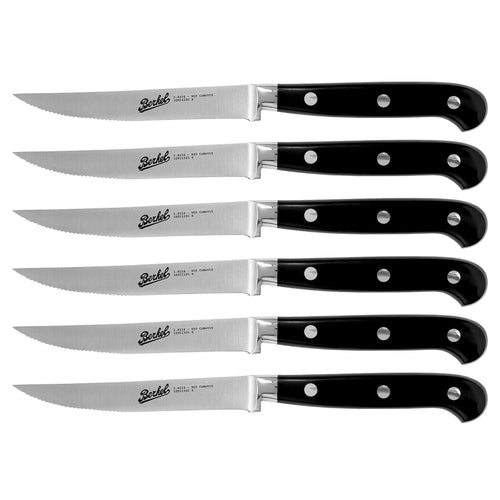 BERKEL | ADHOC - Pihvipihvisetti 6 kpl - hammastettu - Terä: 110mm