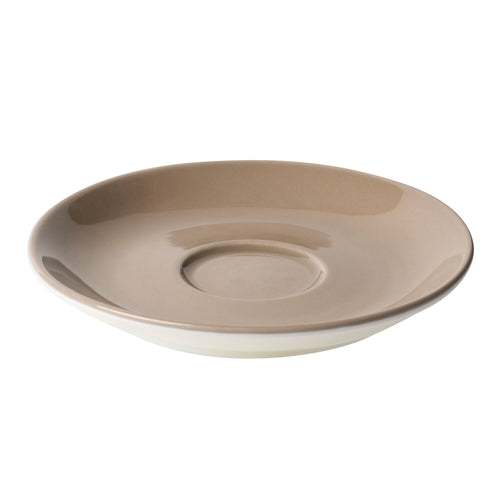 (6 pcs) BART COLOUR CAFE - Coffee saucers - Ø135mm - Brown