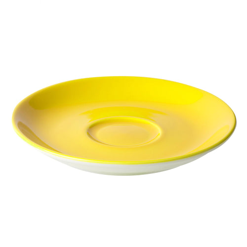 (6 pcs) BART COLOUR CAFE - Flat white saucers - Ø135mm - Yellow