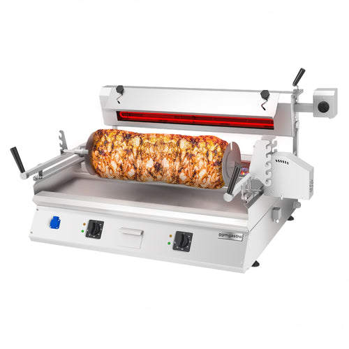 Horizontal Kebab Grill (Cağ Kebab) - up to 85kg - 9.8kW - Countertop
