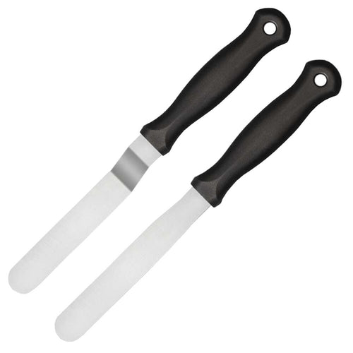 Mini palettiveitsisetti - suora ja kulmallinen - 2 osaa - terän pituus: 120 mm