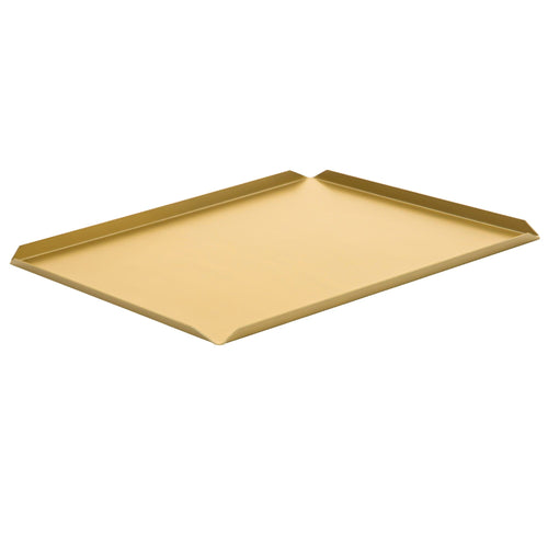 (5 pcs) Serving Platter - Aluminium - 600x400x10mm - Champagne