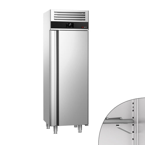 RST-kylmäkaappi PREMIUM - 600 mm - 400 l - +2…+8 °C - mitat 1 ovi - kiertoilmajäähdytys, automaattinen sulatus, digitaalinen termostaatti, R290