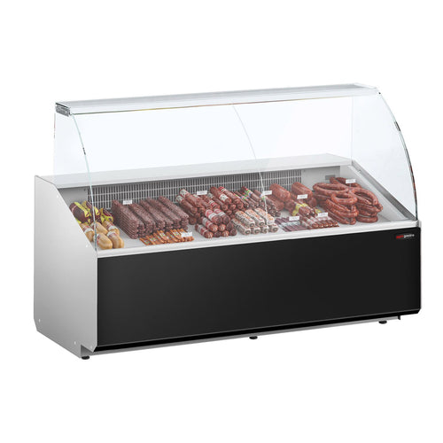 Serve Over Counter - 1881mm - black front - capacity 387 litres