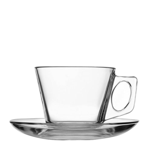 (24 kpl) AQUA - Kahvi-/teekuppi & asetti - 195 ml