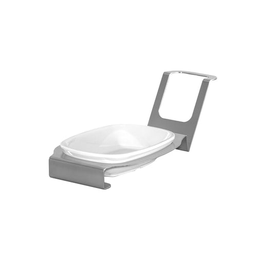 (3 kpl) Lusikkateline - soikea - kromi - 105x140x90 mm - kantokahva