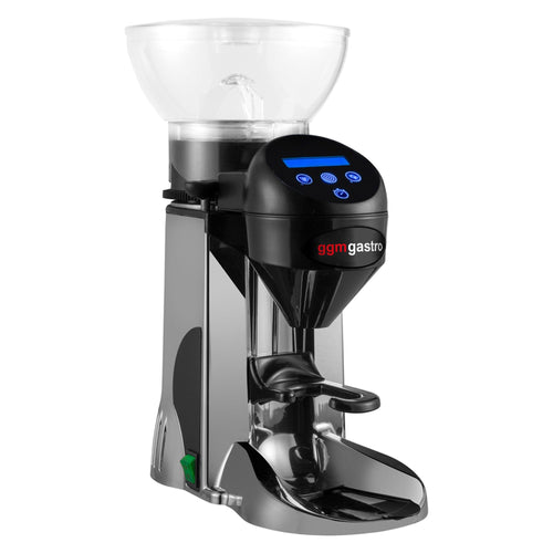 Espressomylly - 1 kg - Melutaso 77 dB - Automaattinen annostelu - Hopea