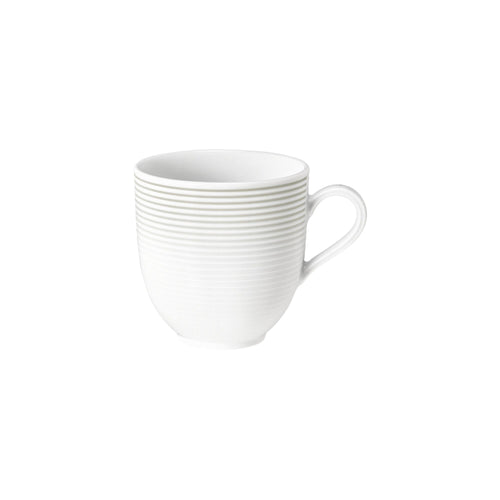 (6 pieces) SELTMANN WEIDEN | Porcelain Latte Coffee Cup 370 ml – Pearl Grey - Blues Series