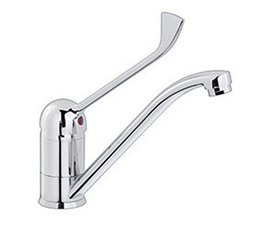 Yksireikäinen sekoitusventtiili 2000 - varusteena: kääntyvä juoksuputki & yksivipu - 240 mm