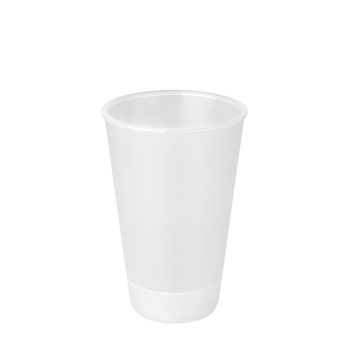 (24 kpl) Uudelleenkäytettävä kuppi - 400ml - Läpinäkyvä