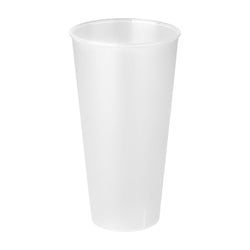 (24 kpl) Uudelleenkäytettävä kuppi - 500ml - Läpinäkyvä