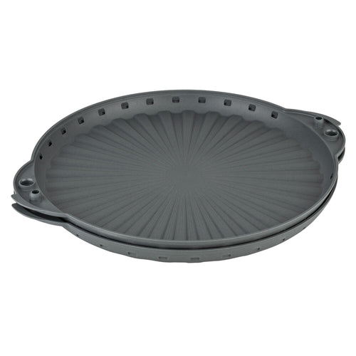 (6 kpl) Uudelleenkäytettävä pizzarasia - Ø 32 cm pizzoille - harmaa
