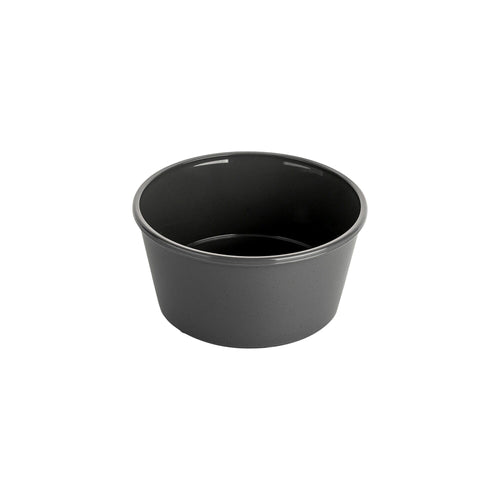 (12 kpl) Jälkiruokakulho - muovi - 250 ml - pyöreä - Ø 104 mm - pinoutuva, konepesunkestävä, elintarvikekelpoinen, uudelleenkäytettävä, CE-merkitty - harmaa