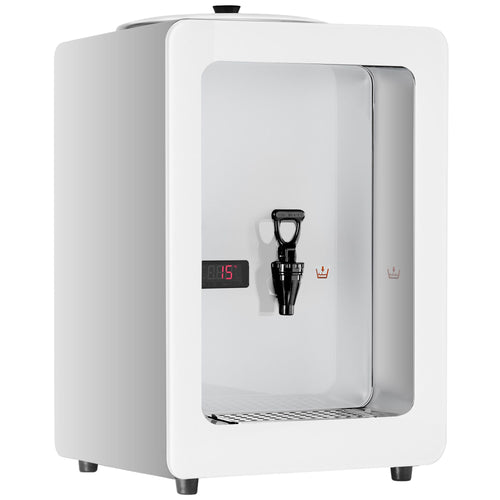 Maidonlämmitin PREMIUM - Digitaalinen - 10 l - 1,8 kW - Valkoinen - annosteluhana - Lämpötila: 0 - 85 °C