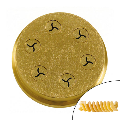 Brass Pasta Die (Bronze Finish) - Fusilli - 12.6mm - Ø 75mm - compatible with NMSM8, NMSPS