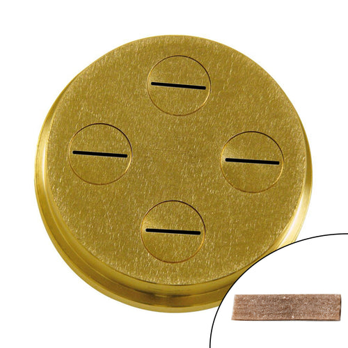 Brass Pasta Die (Bronze Finish) - Pizzoccherie - 7x1.5mm - Ø 75mm - compatible with NMSM8, NMSPS
