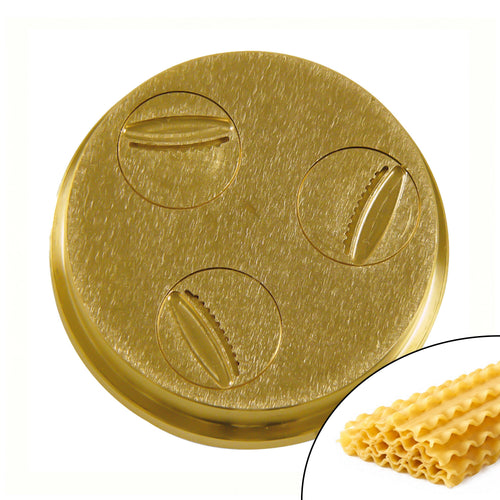 Brass Pasta Die (Bronze Finish) - Reginette - 12mm - Ø 75mm - compatible with NMSM8, NMSPS