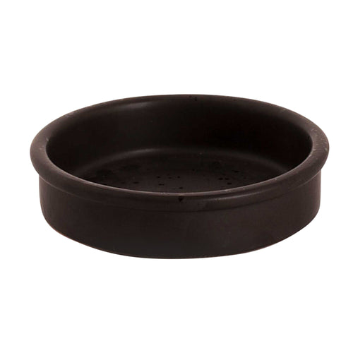 (24 pcs) MOON - Tapas Oven Dish - Ø100mm - Black